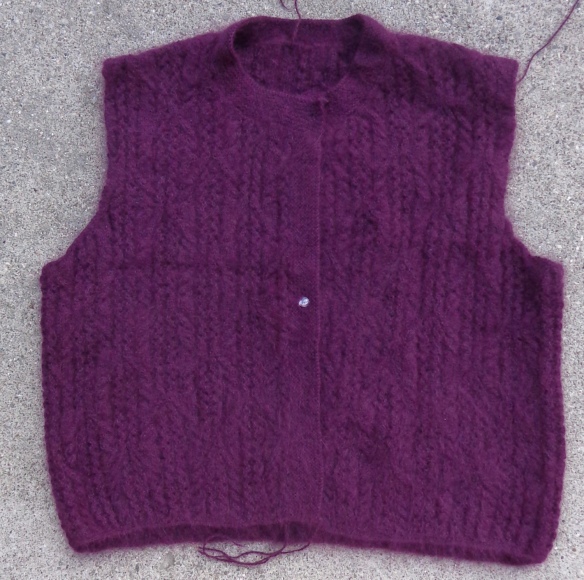Audrey by Martin Storey knit in Rowan Angora Haze by Deborah Cooke