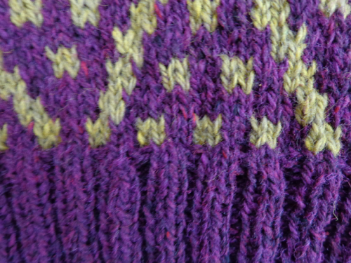 Balkan by Brandon Mably knit by Deborah Cooke in Harrisville Designs Highland