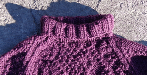 Barista by Martin Storey knit in Rowan Big Wool by Deborah Cooke