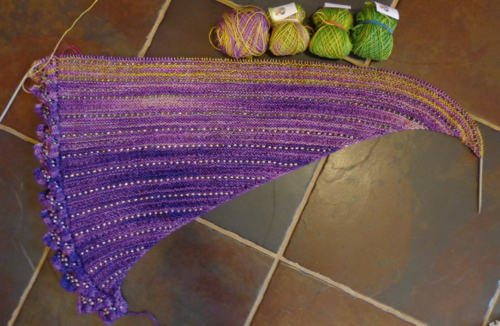 Bitterblue by Barbara Benson knit in Unique Sheep Luxe (kit from Earthfaire) by Deborah Cooke