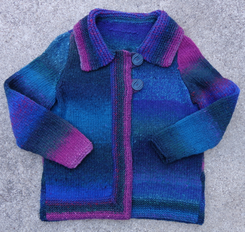 Jess by Sarah Hatton knit in Texere Olympia by Deborah Cooke