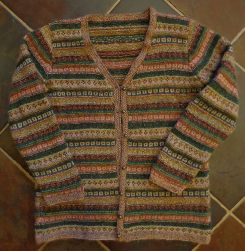 Bute by Lisa Richardson knit in Rowan Colourspun and Felted Tweed by Deborah Cooke