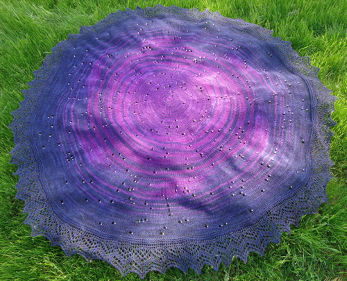 Celestarium by Audry Nicklin knit in the Unique Sheep Luxe (Earthfaire kit) by Deborah Cooke