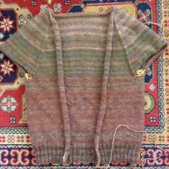 Comfort Fade Cardi by Andrea Mowry knit in Rowan Colourspun by Deborah Cooke
