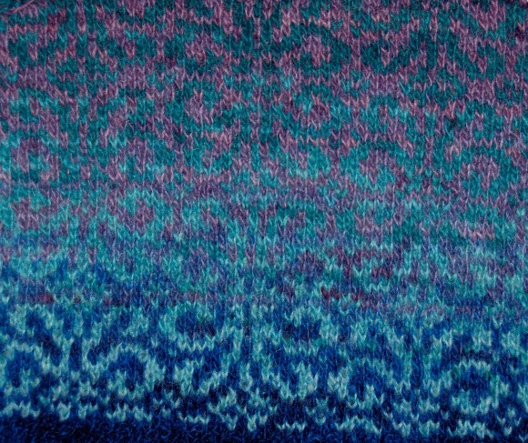 variation of Venezia by Eunny Jang knit by Deborah Cooke