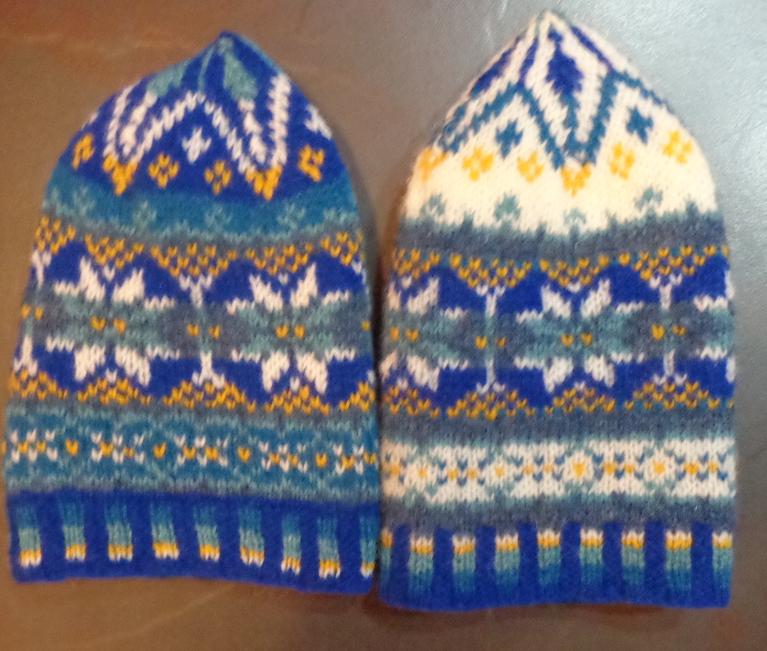 Harriet's Hat knit in Jameson's Shetland by Deborah Cooke