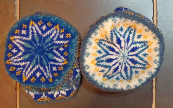 Harriet's Hat knit in Jameson's Shetland by Deborah Cooke