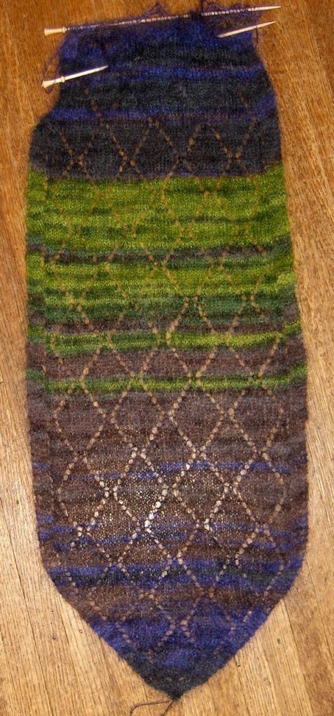 Caliente by Deborah Cooke knit in Rowan Kidsilk Haze Stripe by Deborah Cooke