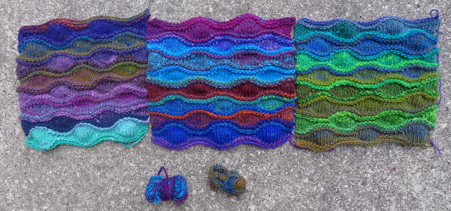 Lizard Ridge by Laura Aylor knit in Noro Kureyon by Deborah Cooke
