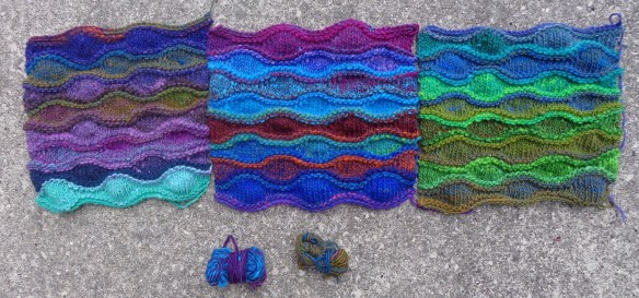 Lizard Ridge by Laura Aylor knit in Noro Kureyon by Deborah Cooke