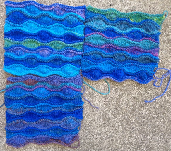 Lizard Ridge by Laura Aylor knit in Noro Kureyon by Deborah Cooke