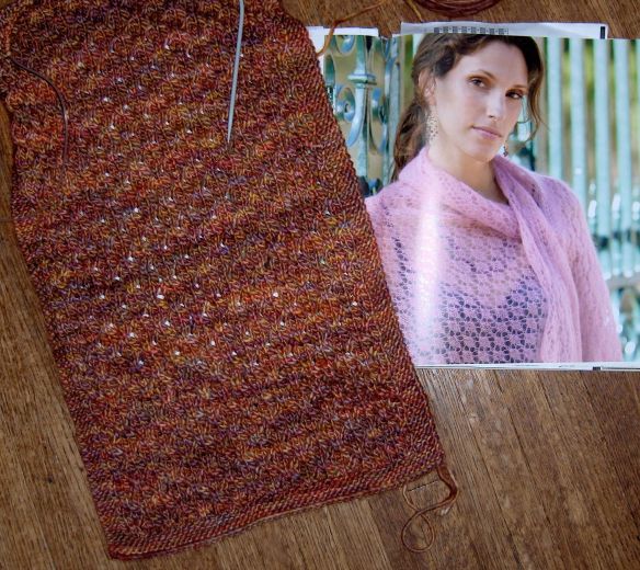 Scarf knit in Madeline Tosh Merino by Deborah Cooke