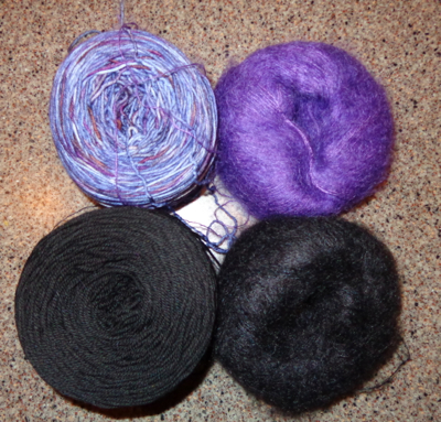 The Gates of Moria by Natalia Moreva knit in Malabrigo Sock, Viola Sock and Rowan Kidsilk Haze by Deborah Cooke