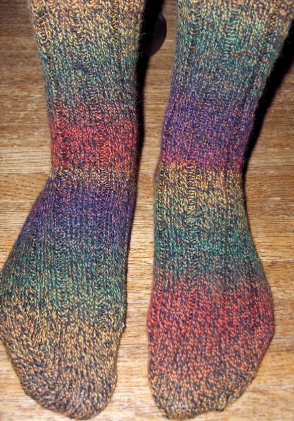 Socks knit in Gedifra Sportivo by Deborah Cooke