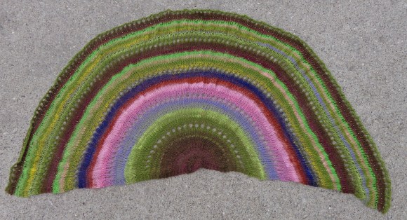 Citron by Hilary Smith Callis knit in Noro Silk Garden Sock by Deborah Cooke