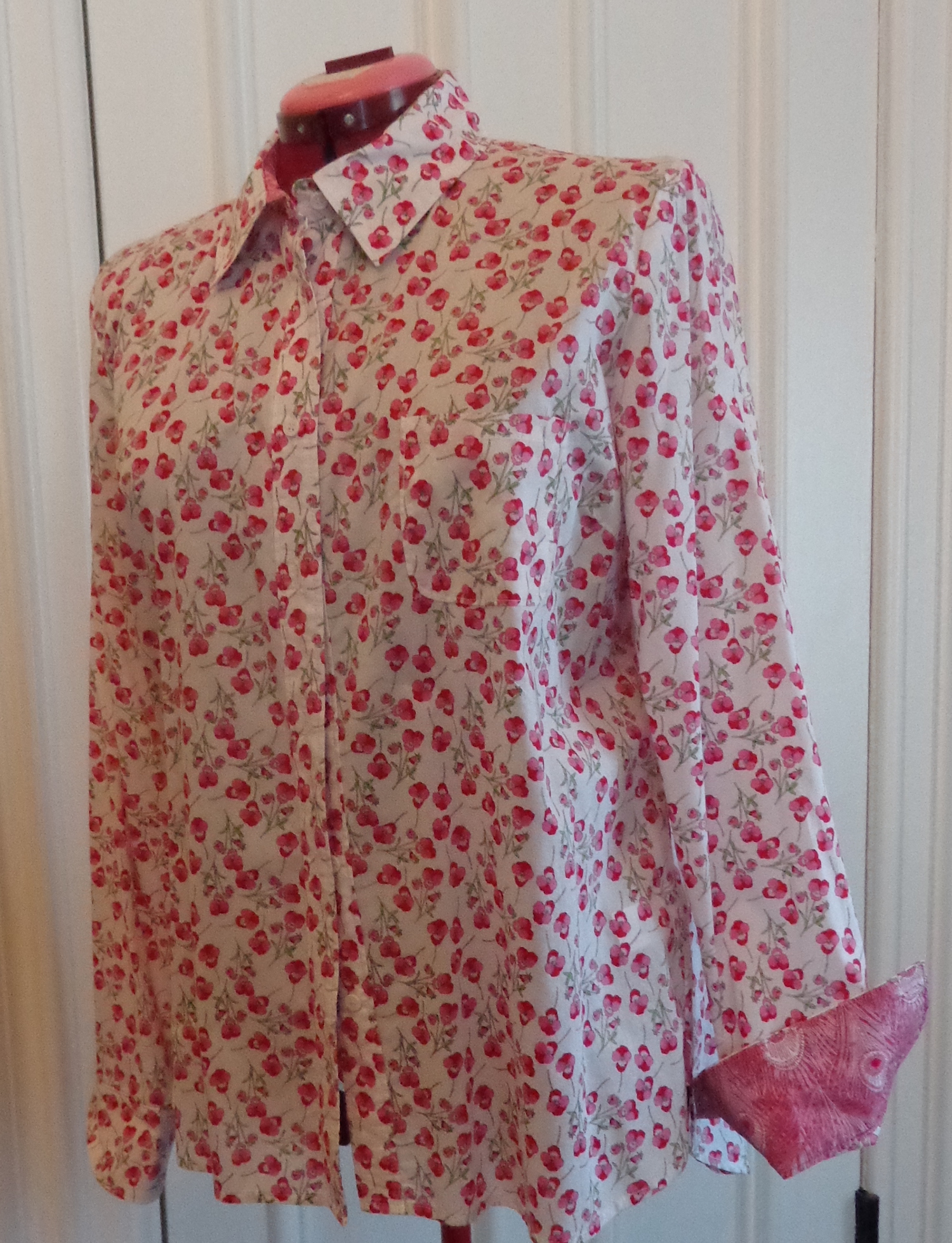 pink Lord & Taylor shirt in Tana Lawn