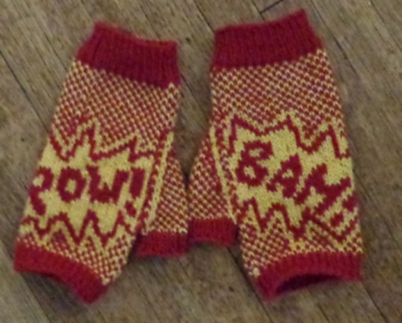 Fightin' Words by Annie Watts knit in KnitPicks Palette by Deborah Cooke