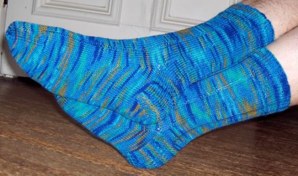 Socks in Schachenmayr Regia Design Line by Kaffe Fassett 4-fädig knit by Deborah Cooke