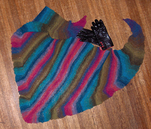 Undine by Deborah Cooke knit in Noro Kureyon Sock by Deborah Cooke
