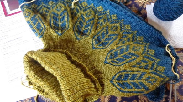 Wild Grass Pullover by Asja Janeczek knit in Swans Island Washable Wool by Deborah Cooke