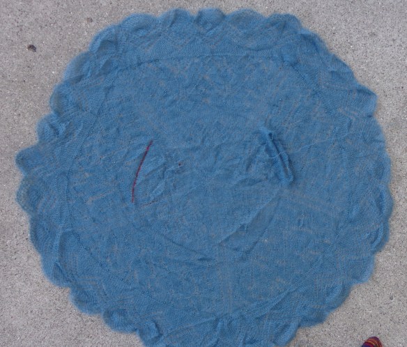 Vogue Knitting cardigan by Brooke Nico knit in Rowan Kidsilk Haze by Deborah Cooke