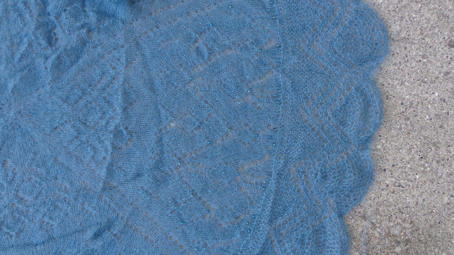 Vogue Knitting cardigan by Brooke Nico knit in Rowan Kidsilk Haze by Deborah Cooke