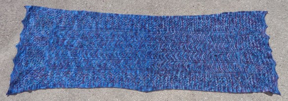 Alpine Lace shawl from Victorian Lace Today knit in Malabrigo Lace by Deborah Cooke