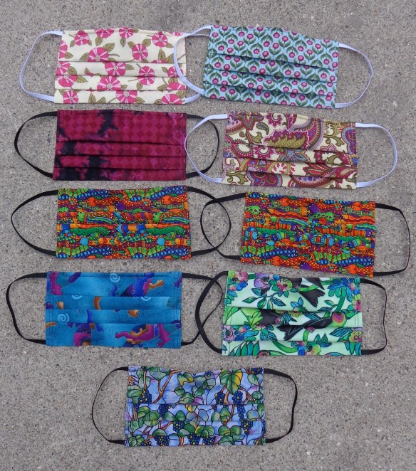 Msks sewn by Deborah Cooke