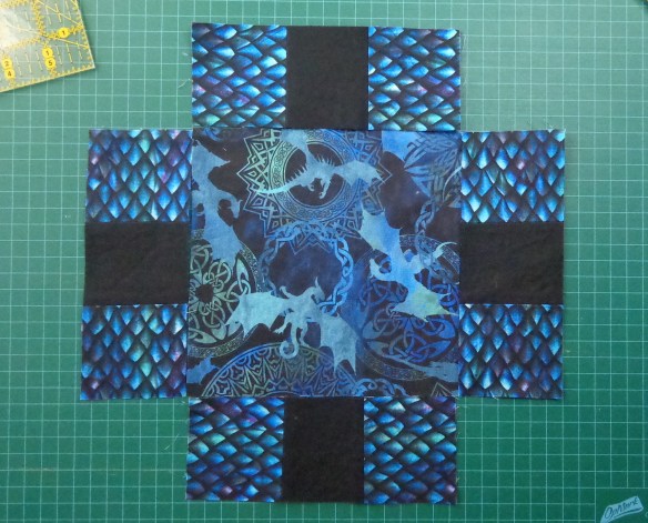 Dragon quilt sewn by Deborah Cooke