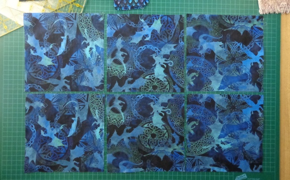 Dragon quilt sewn by Deborah Cooke