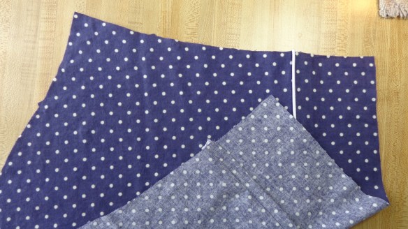 purple cotton flannel robe from Butterick XXXX sewn by Deborah Cooke