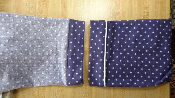 purple cotton flannel robe from Butterick XXXX sewn by Deborah Cooke