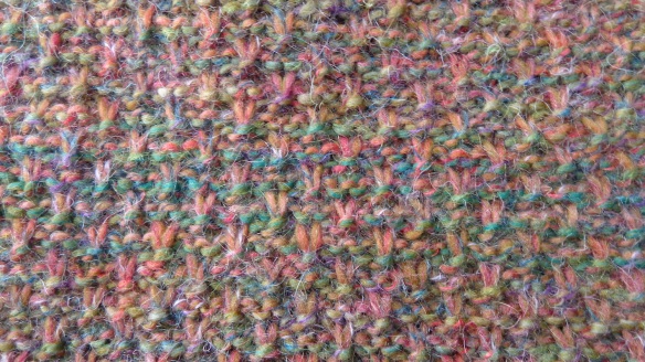 Cupido Cowl knit in Rowan Colourspun by Deborah Cooke