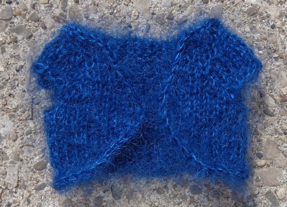 Shrug for Blythe knit by Deborah Cooke in Kidsilk Haze 