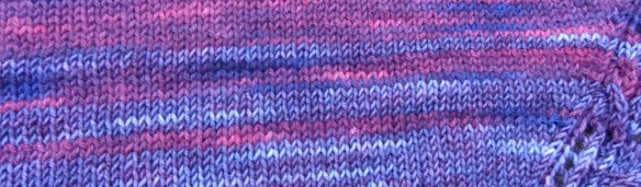 Crystal Twist shawl knit by Deborah Cooke