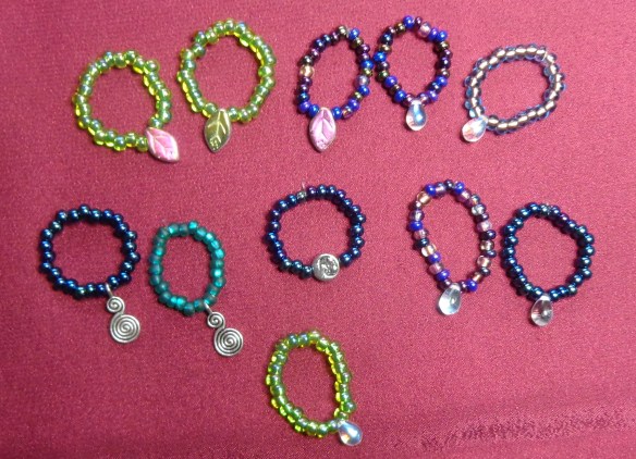 necklaces for Barbie, made by Deborah Cooke