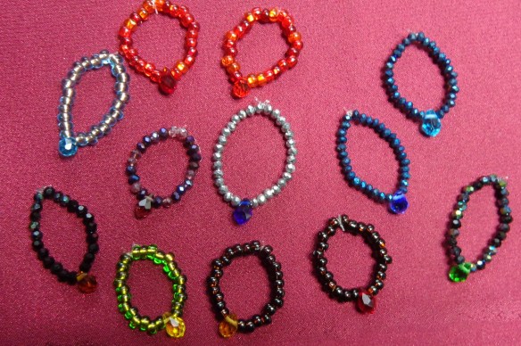 necklaces for Barbie, made by Deborah Cooke