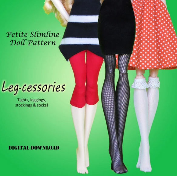 Leg-cessories pattern from DG Requiem for MH and EA doll stockings and tights