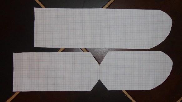 Pattern for Jersey Socks drafted by Deborah Cooke