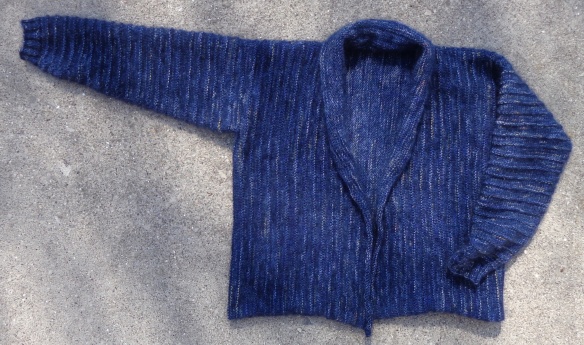 Halo Jacket by Fleece Artist knit by Deborah Cooke in Koigu KPPPM and Rowan Kidsilk Haze