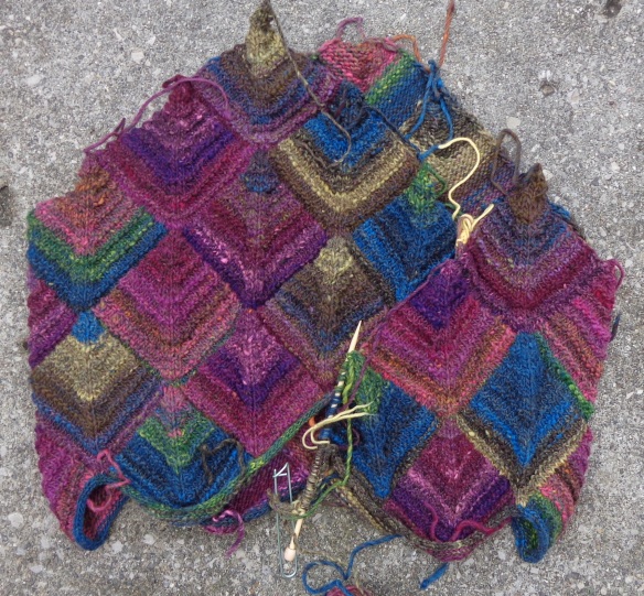 Mitered Jacket knit in Noro Ito by Deborah Cooke