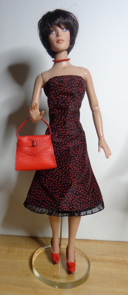 McCalls 3845 for Tyler Wentworth dolls with modified skirt sewn by Deborah Cooke