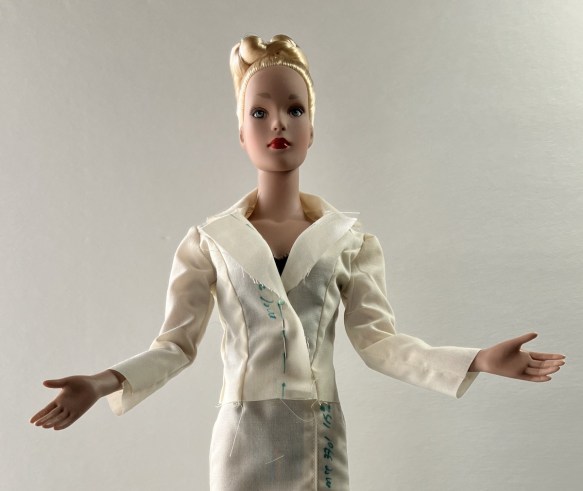 Muslin of McCalls 3701 printed at 115% and sewn by Deborah Cooke