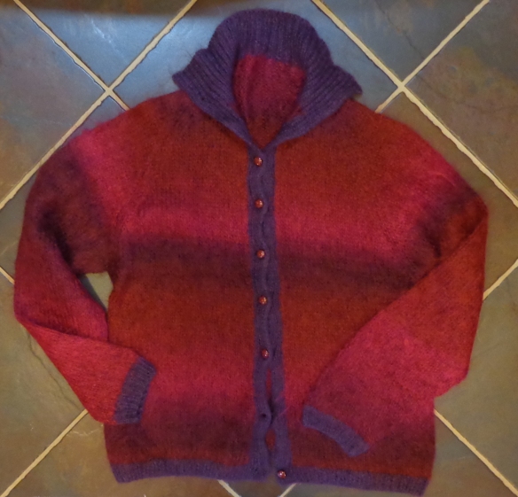 The Incredible Custom-Fit Raglan knit in A Pound of Mohair by Deborah Cooke