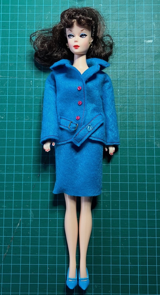 McCalls 8532 for Barbie sewn by Deborah Cooke
