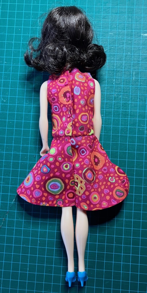 McCalls 8532 for Barbie sewn by Deborah Cooke