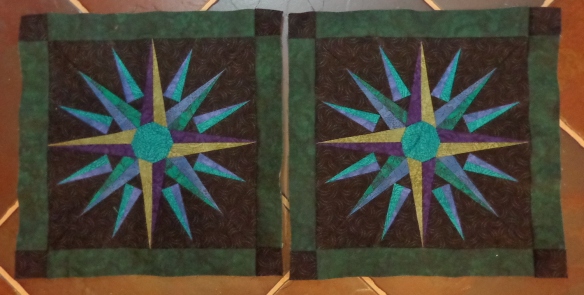 Moonglow quilt kit by Jinny Beyer pieced by Deborah Cooke