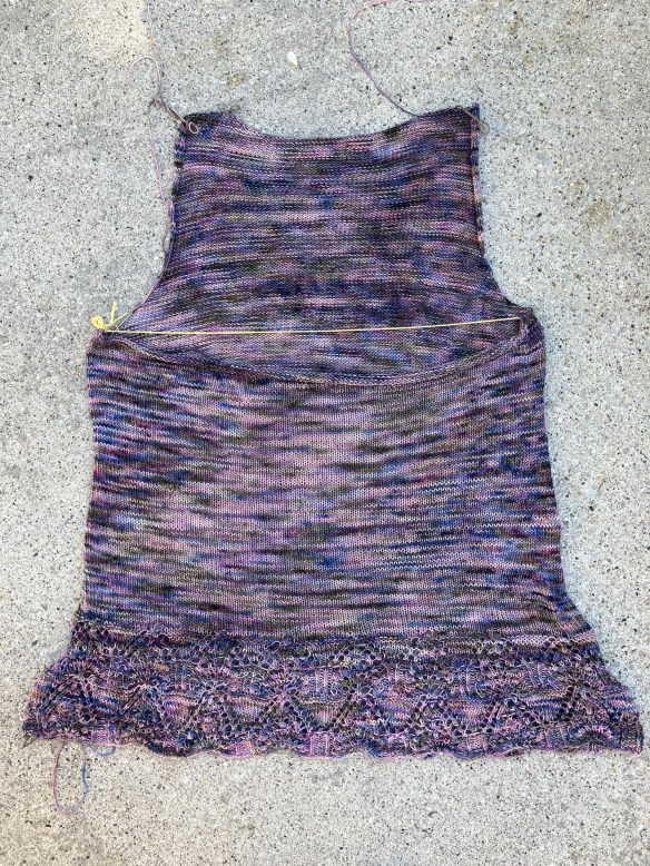 Caitlin Hunter's Tegna knit by Deborah Cooke in Koigu KPPPM