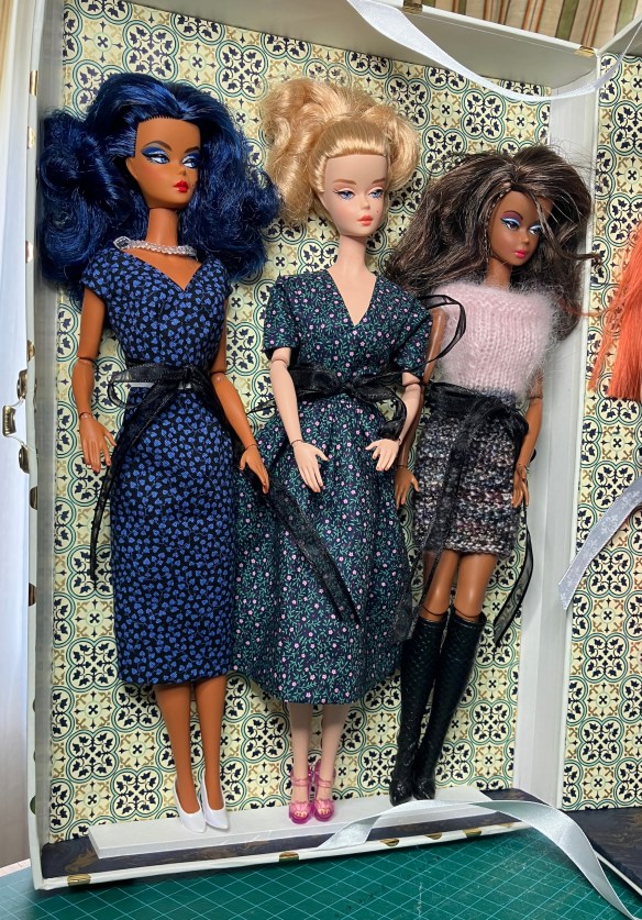 carrying case for Barbie Silkstone dolls made by Deborah Cooke