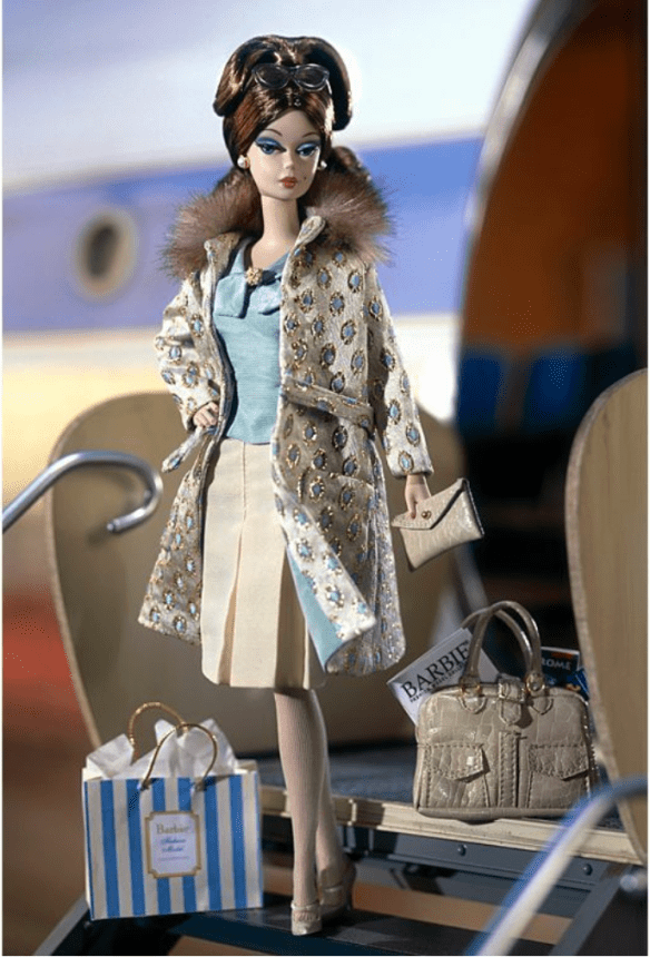 Silkstone Barbie Continental Holiday Gift Set 2002